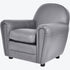 Libra Midhurst Club Chair Concrete Colour Leather